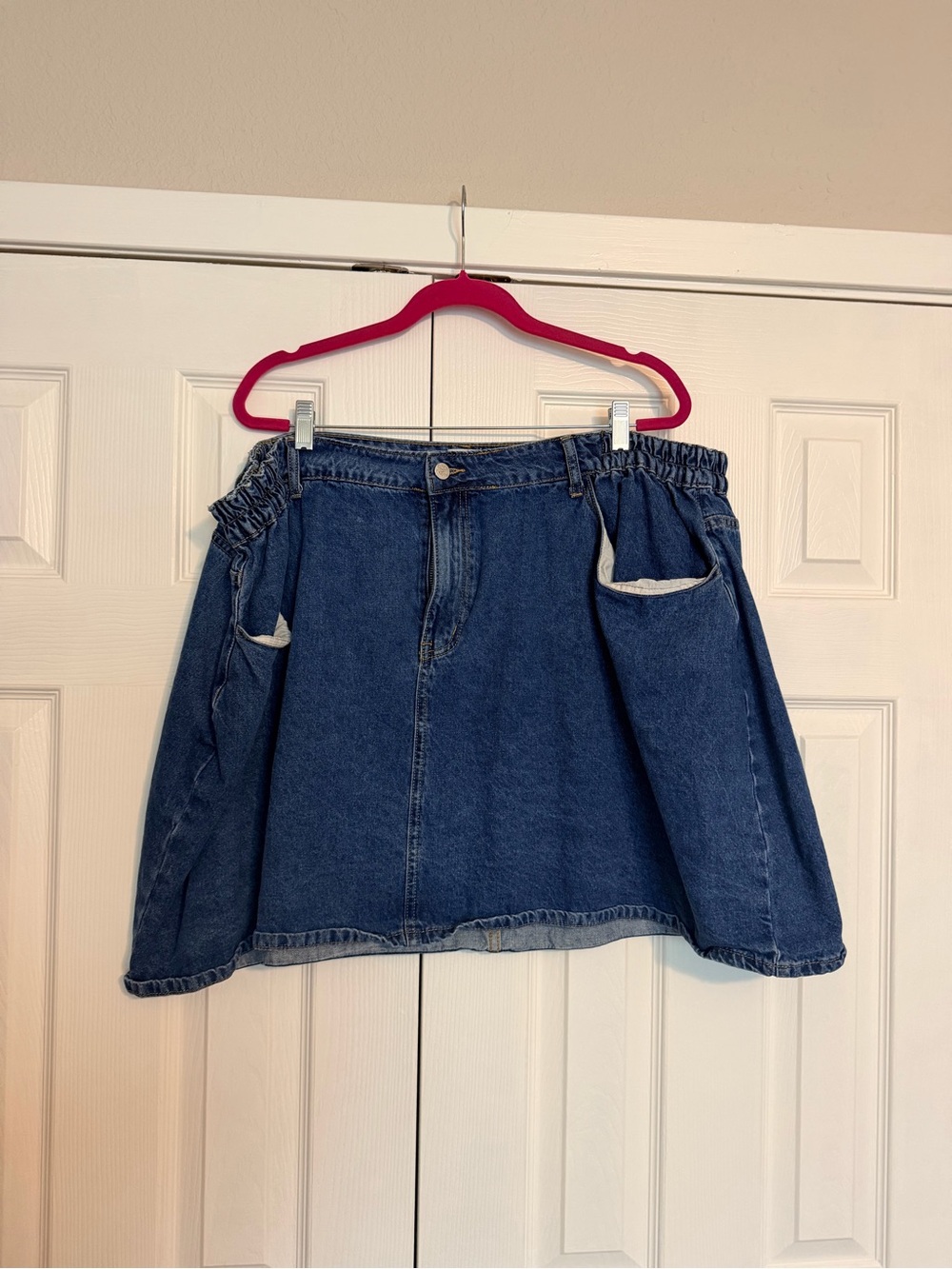 Shiny by Nature 5X Denim Mini Skirt